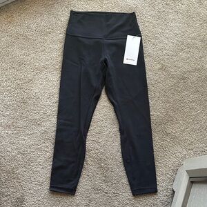 NWT lululemon athletica Black High-Waist Performance Leggings, size 8
